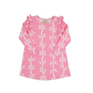 TBBC Long Sleeve Ruehling Ruffle Dress - Bettye's Bows
4T